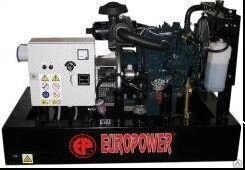 Дизельный генератор EuroPower EP 103 DE с АВР от компании СТРОИТЕЛЬНОЕ ОБОРУДОВАНИЕ - фото 1