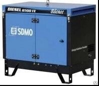 Дизельный генератор SDMO DIESEL 6500 TE AVR SILENCE с АВР от компании СТРОИТЕЛЬНОЕ ОБОРУДОВАНИЕ - фото 1