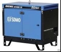 Дизельный генератор SDMO DIESEL 6500 TE SILENCE с АВР от компании СТРОИТЕЛЬНОЕ ОБОРУДОВАНИЕ - фото 1