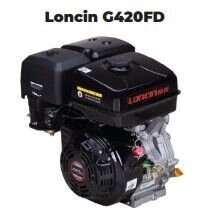 Двигатель Loncin G420FD на G400 со стартером от компании СТРОИТЕЛЬНОЕ ОБОРУДОВАНИЕ - фото 1