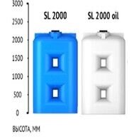 Емкость SL 2000 л черная от компании СТРОИТЕЛЬНОЕ ОБОРУДОВАНИЕ - фото 1