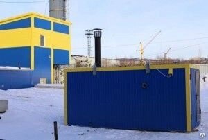 Газовый парогенератор ПГ-1000 в блок-контейнере от компании СТРОИТЕЛЬНОЕ ОБОРУДОВАНИЕ - фото 1