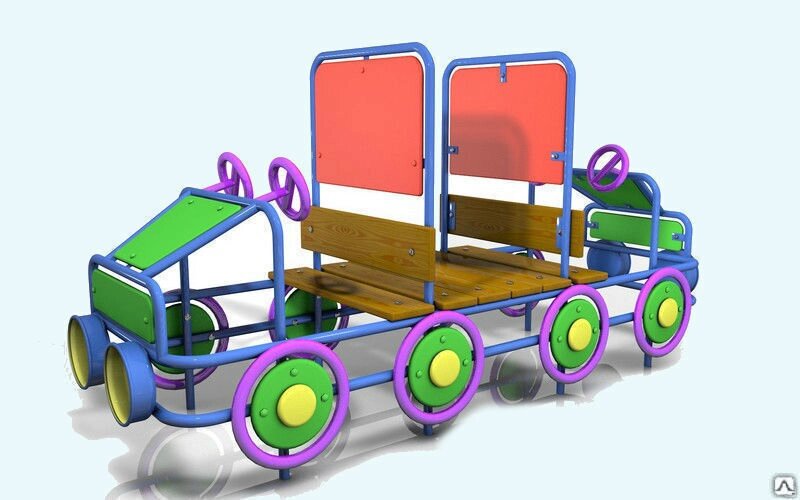 Игровая форма Автомобиль "Тяни-толкай" (тип-3) от компании СТРОИТЕЛЬНОЕ ОБОРУДОВАНИЕ - фото 1