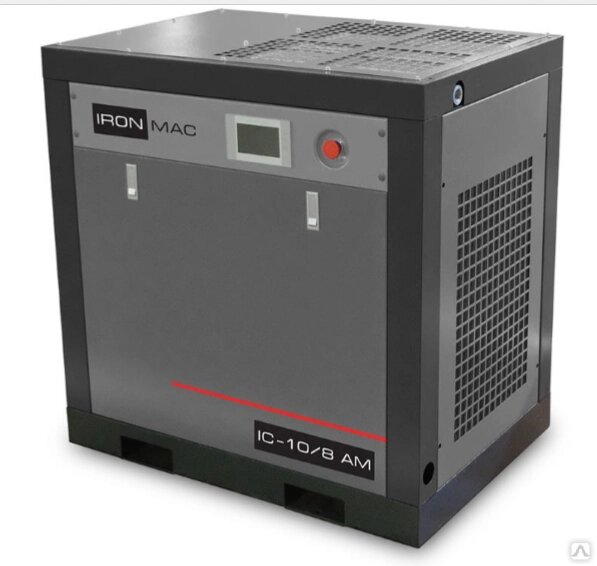 Компрессор блочного типа IRONMAC IC 10/10 AM DF 500L (для производств) от компании СТРОИТЕЛЬНОЕ ОБОРУДОВАНИЕ - фото 1