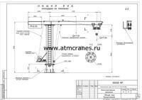 Кран консольный г/п 7,0 т с ручной тележкой и с ручным поворотом Спец от компании СТРОИТЕЛЬНОЕ ОБОРУДОВАНИЕ - фото 1