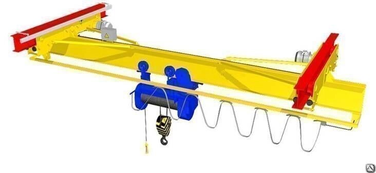 Кран мостовой однобалочный подвесной КПО-1 от компании СТРОИТЕЛЬНОЕ ОБОРУДОВАНИЕ - фото 1