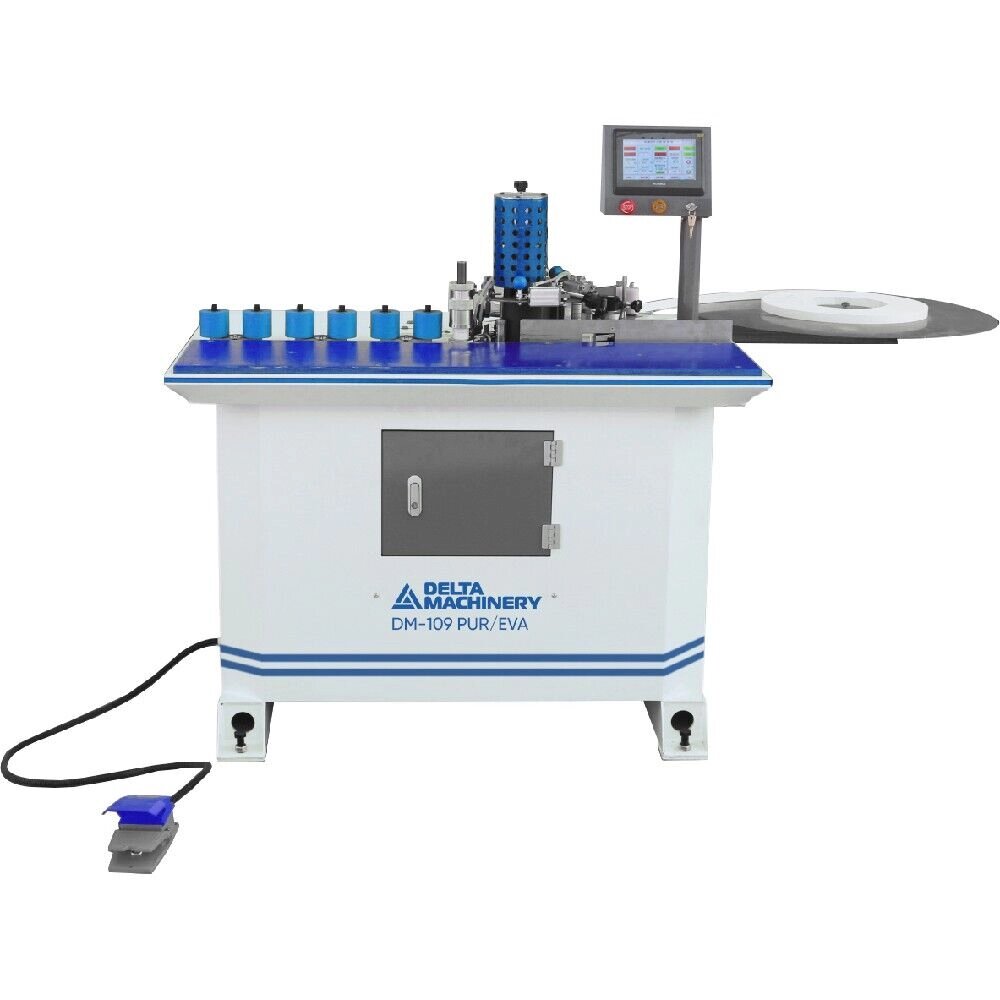 Кромкооблицовочный станок DELTAMACHINERY DM-109 PUR/EVA от компании СТРОИТЕЛЬНОЕ ОБОРУДОВАНИЕ - фото 1