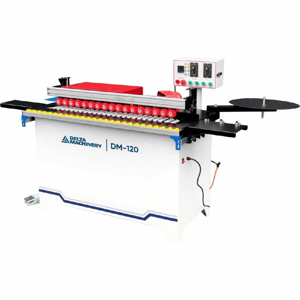 Кромкооблицовочный станок DELTAMACHINERY DM-120 от компании СТРОИТЕЛЬНОЕ ОБОРУДОВАНИЕ - фото 1