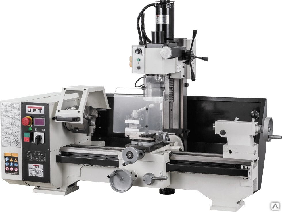 Настольный токарно-фрезерный станок по металлу JET BD-10DMA от компании СТРОИТЕЛЬНОЕ ОБОРУДОВАНИЕ - фото 1