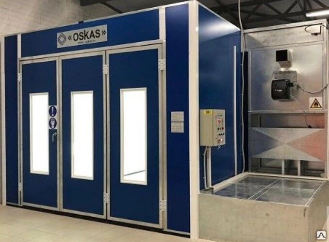 Окрасочно-сушильная камера Oskas Midi 4D-G от компании СТРОИТЕЛЬНОЕ ОБОРУДОВАНИЕ - фото 1