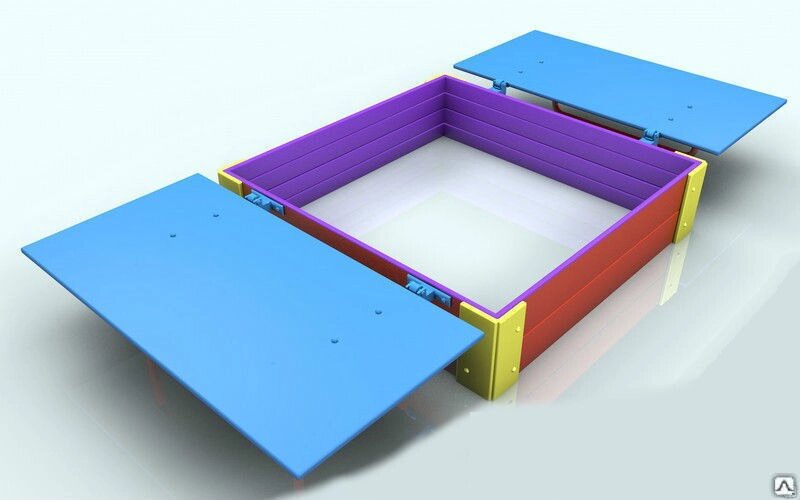 Песочница (тип-3) от компании СТРОИТЕЛЬНОЕ ОБОРУДОВАНИЕ - фото 1