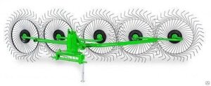Грабли ворошилки ГВК-3,5М 5 колес захват 3,5 м, 6 мм