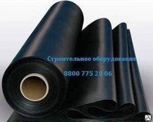 Геомембрана HDPE толщина 0.5-3мм Х 2.5-5мм.