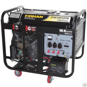 Бензиновый генератор Firman FPG 12010TE без аккумулятора 12V/30AH