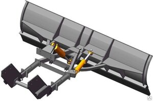 Отвал бульдозерный гидроповоротный ОГ-240