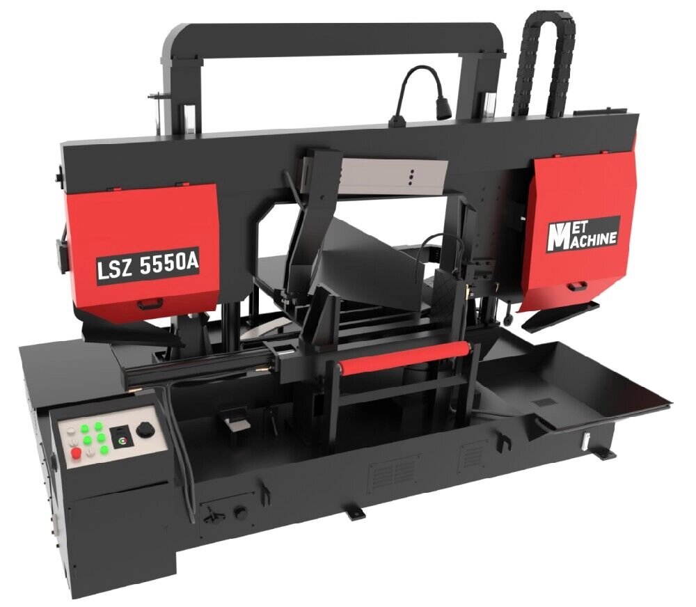 Полуавтоматический ленточнопильный станок с поворотной рамой LSZ5550A от компании СТРОИТЕЛЬНОЕ ОБОРУДОВАНИЕ - фото 1