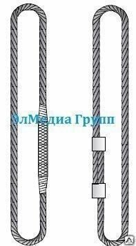 Строп канатный кольцевой от компании СТРОИТЕЛЬНОЕ ОБОРУДОВАНИЕ - фото 1