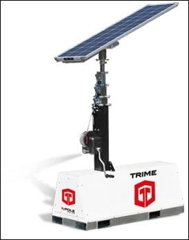 TRIME X-POLE SOLAR осветительная вышка на солнечных батареях от компании СТРОИТЕЛЬНОЕ ОБОРУДОВАНИЕ - фото 1