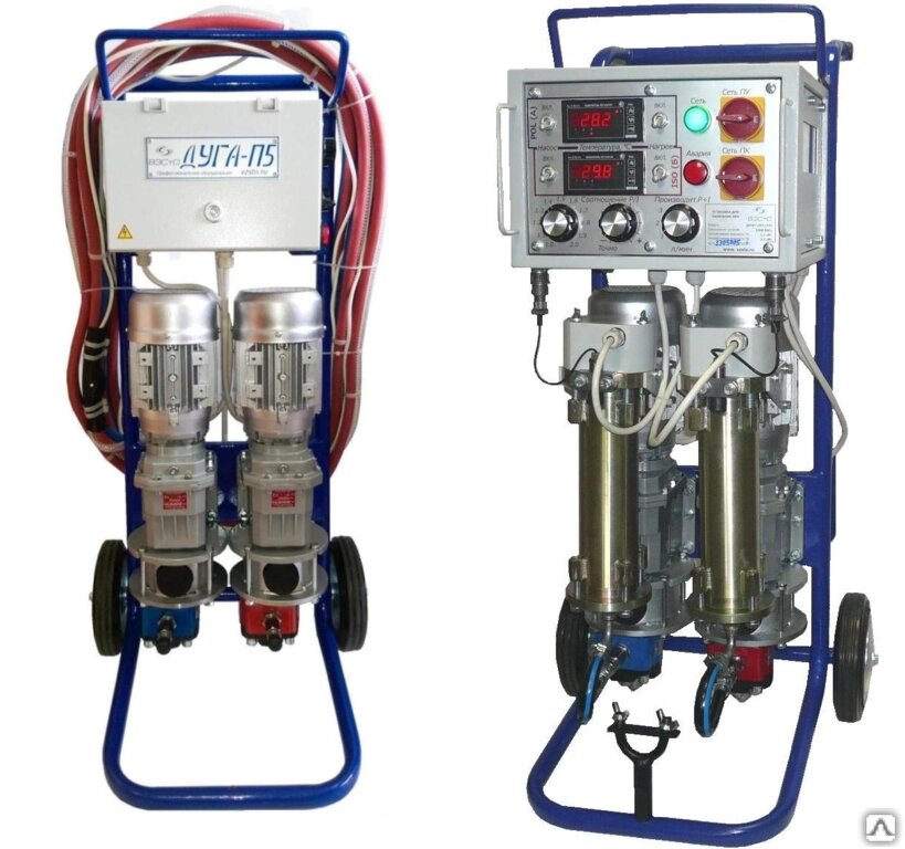 Установка для полиуретана ДУГА П5 от компании СТРОИТЕЛЬНОЕ ОБОРУДОВАНИЕ - фото 1
