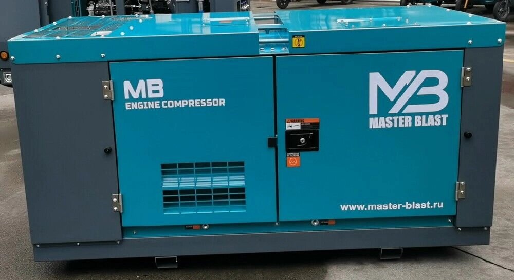 Винтовой компрессор Master Blast MB390B-10+AC (дизельный с осушителем) от компании СТРОИТЕЛЬНОЕ ОБОРУДОВАНИЕ - фото 1