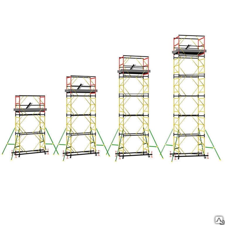 Вышка тура строительная ПСРВ от компании СТРОИТЕЛЬНОЕ ОБОРУДОВАНИЕ - фото 1