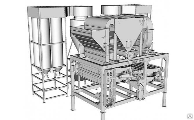 Зерноочистительная машина ЗМ-10 от компании СТРОИТЕЛЬНОЕ ОБОРУДОВАНИЕ - фото 1