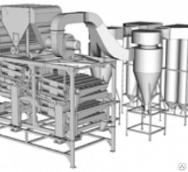 Зерноочистительная машина ЗМ-15 от компании СТРОИТЕЛЬНОЕ ОБОРУДОВАНИЕ - фото 1