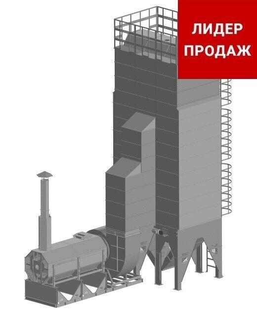 Зерносушилка RiR ТН-16 газ от компании СТРОИТЕЛЬНОЕ ОБОРУДОВАНИЕ - фото 1