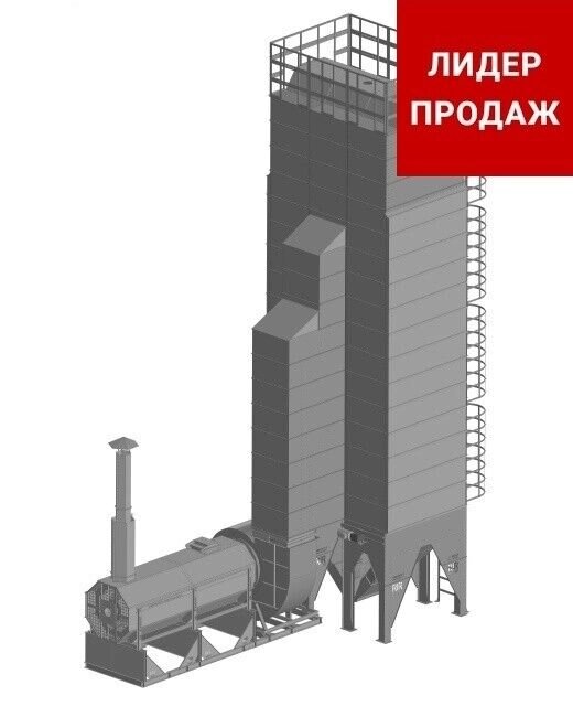 Зерносушилка RiR ТН-22 дизель от компании СТРОИТЕЛЬНОЕ ОБОРУДОВАНИЕ - фото 1