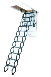 Чердачная термоизоляционная ножничная лестница LST 80х70