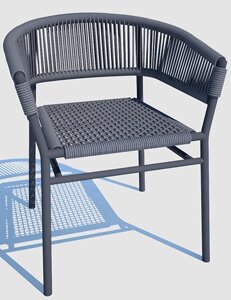 Кресло легкое "Соната", серый