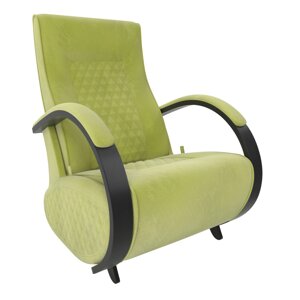 Кресло-глайдер BALANCE 3 с накладками, венге, Verona Apple Green