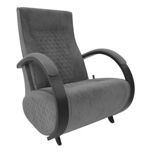 Кресло-глайдер BALANCE 3 с накладками, венге, Verona Antrazite Grey