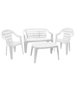 Набор мебели для сада IPAE-PROGARDEN "Madura set", белый