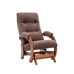 Кресло-качалка глайдер модель 68, орех, Maxx 235