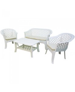 Набор мебели для сада IPAE-PROGARDEN "Veranda set", белый