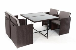 Обеденный комплект F8039 (стол и 4 стула)