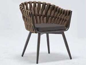 Плетеное кресло "Verona", Антрацит, Темно-коричневый