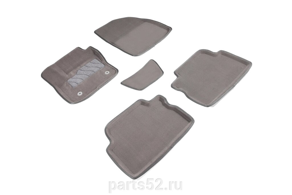 3D коврики для Ford Kuga II круглый крепеж 2013-2016 от компании PARTS52 - фото 1