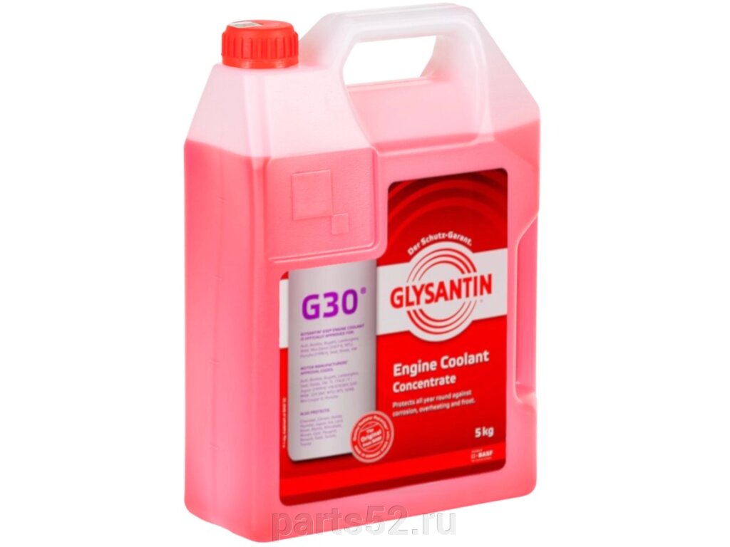 Антифриз красно-фиолетовый концентрат GLYSANTiN G30, 5 кг от компании PARTS52 - фото 1