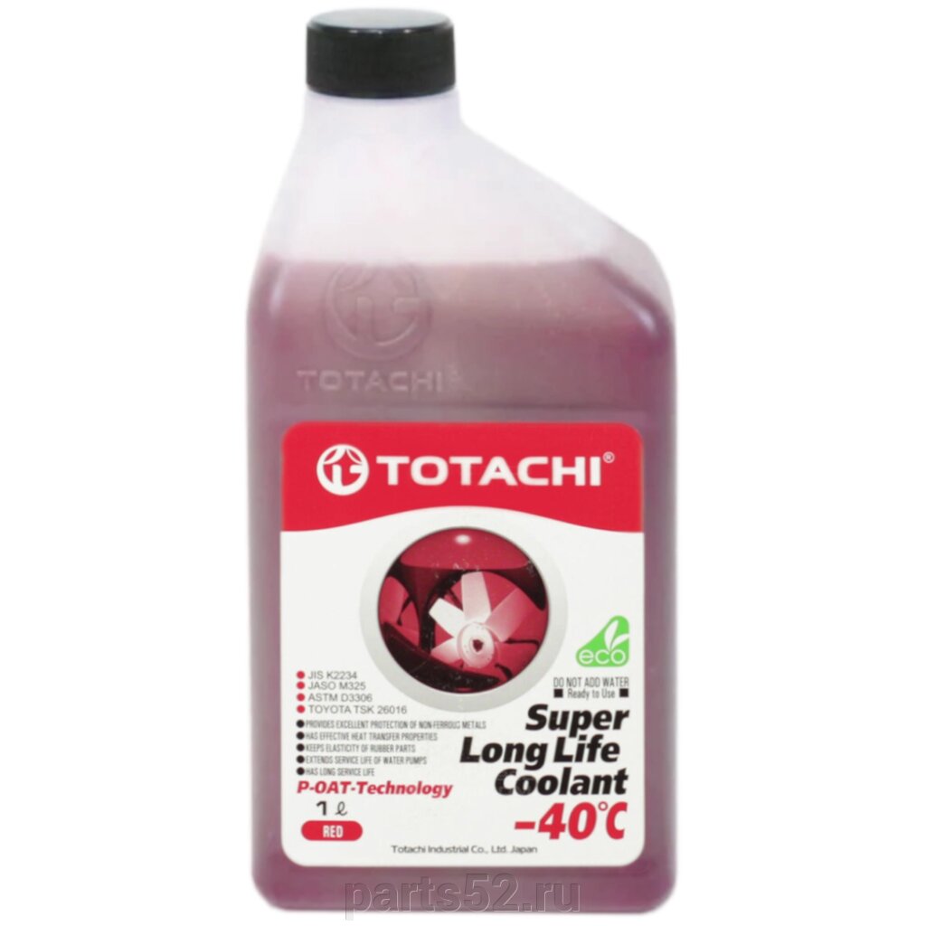 Антифриз красный TOTACHi Super Long Life Coolant RED -40 C, 1 л от компании PARTS52 - фото 1