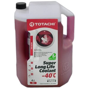 Антифриз красный TOTACHi Super Long Life Coolant RED -40 C, 4 л