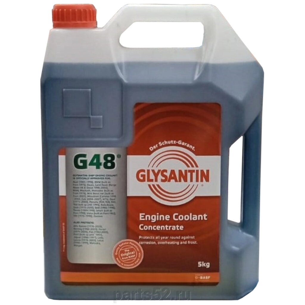 Антифриз зеленый концентрат GLYSANTiN G48, 5 кг от компании PARTS52 - фото 1