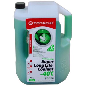 Антифриз зеленый TOTACHi Super Long Life Coolant GREEN -40 C, 4 л