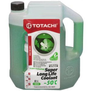 Антифриз зеленый TOTACHi Super Long Life Coolant GREEN -50 C, 2 л