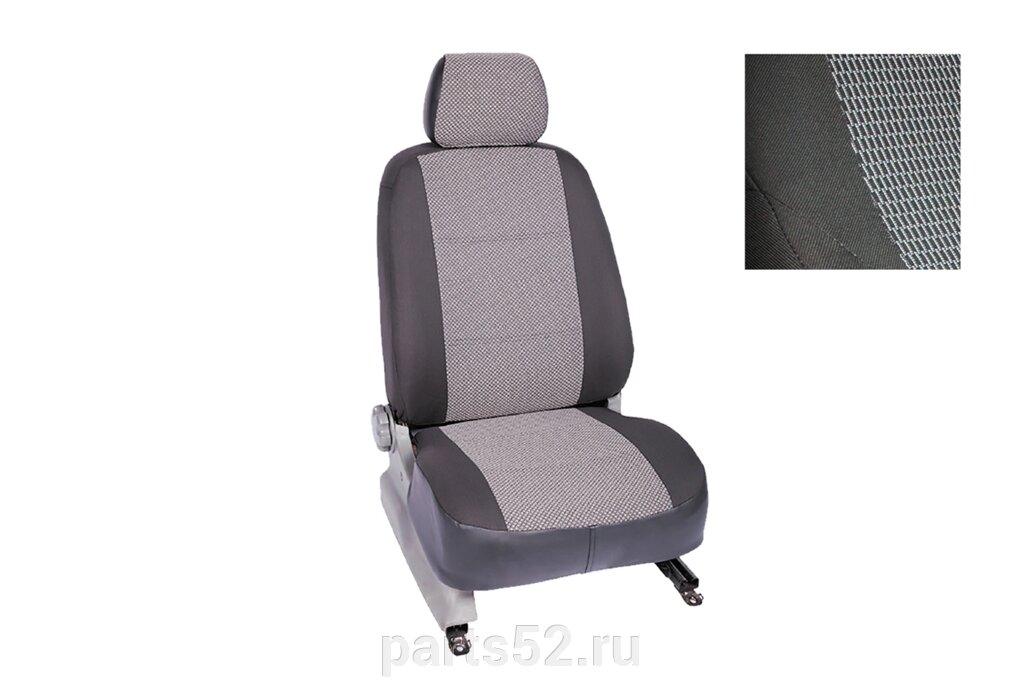 Чехлы из Жаккарда для Mitsubishi Outlander XL 2006-2012 от компании PARTS52 - фото 1