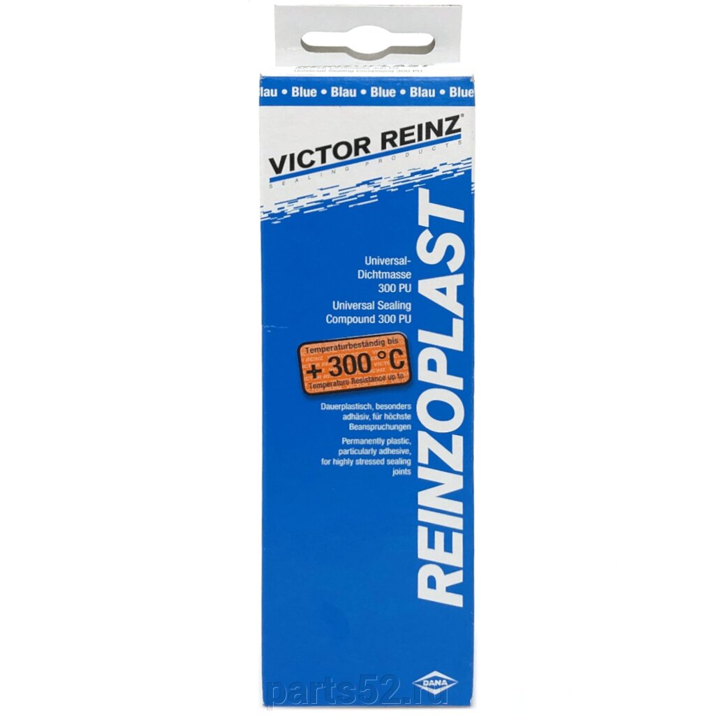 Герметик силиконовый синий ViCTOR REiNZ Reinzoplast, 80 мл от компании PARTS52 - фото 1