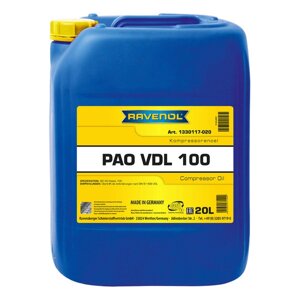 Компрессорное масло RAVENOL Kompressorenoel VDL PAO 100