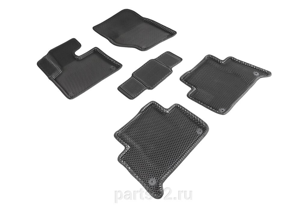 Коврики EVA 3D ромб для Audi Q7 2005-2015 от компании PARTS52 - фото 1