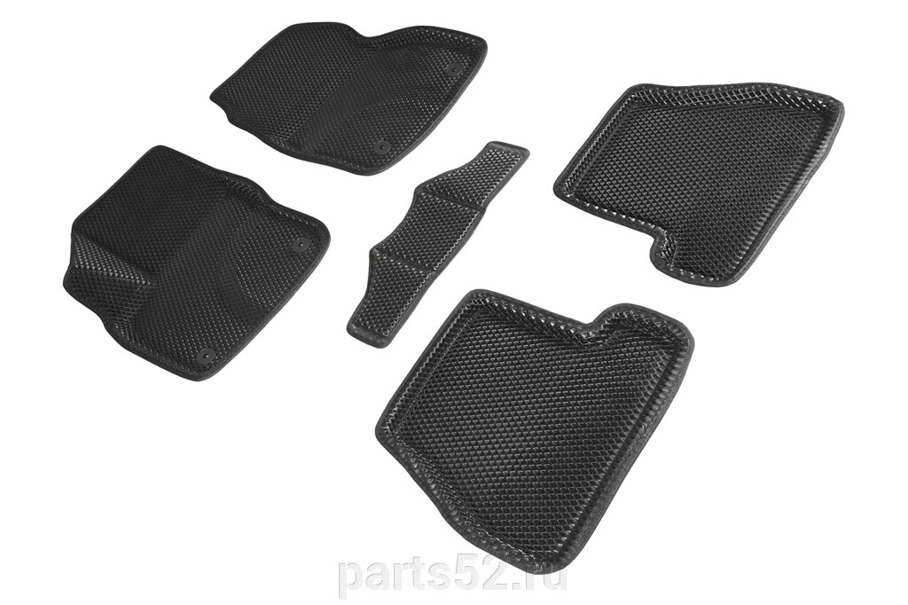 Коврики EVA 3D ромб для Ford Focus III АКПП 2011-2015 от компании PARTS52 - фото 1